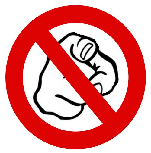 no-pointing-finger